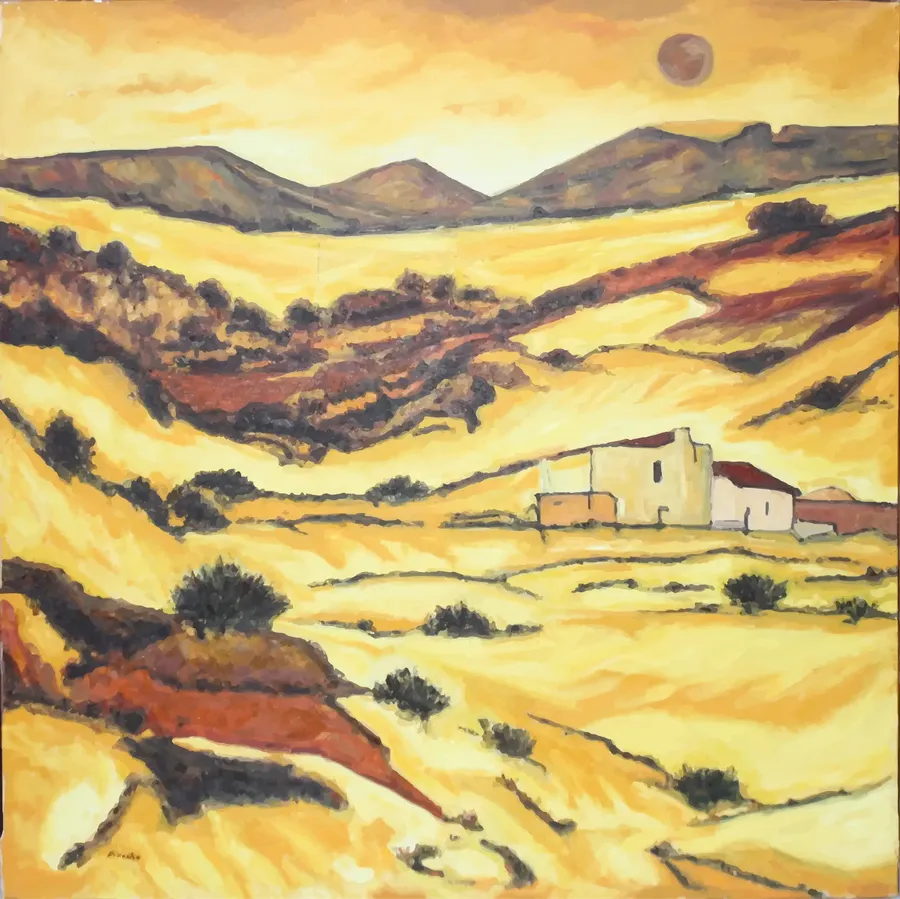 Óleo V — pintura original de Pedro Pinacho